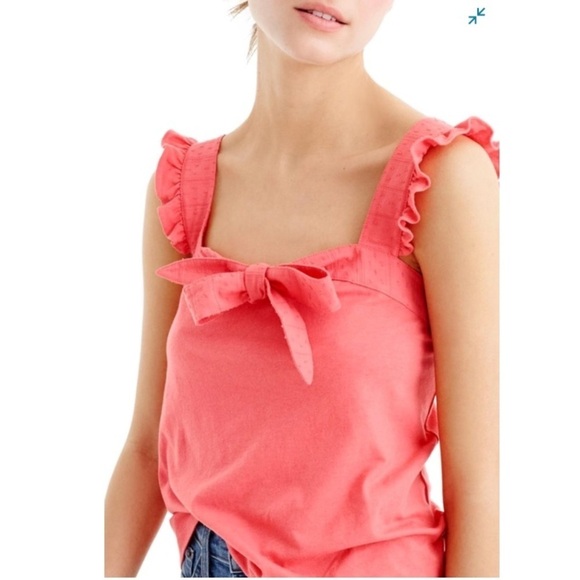 [J.CREW] Bow Tie Top - Picture 4 of 8